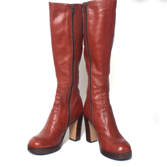 Vintage 1970s platform boots - Picture 2 of 5